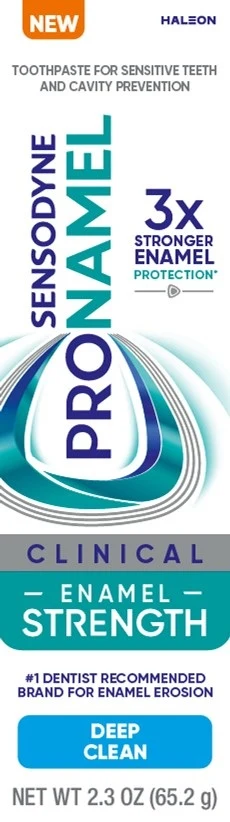 Sensodyne Pronamel Clinical Enamel Strength Deep Clean 포장