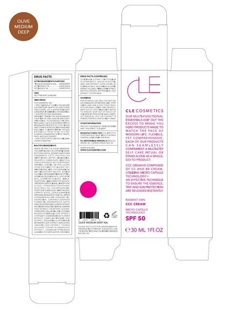 CLE CCC Olive Medium Deep packaging