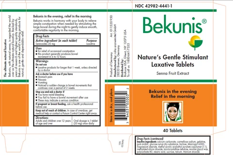 Bekunis Natures Gentle Stimulant Laxative 포장