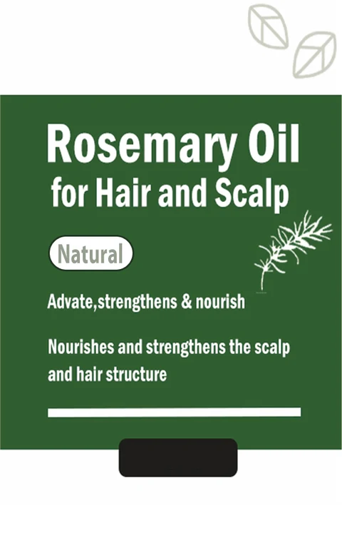 Rosemary Oil for Hair and Scalp packaging