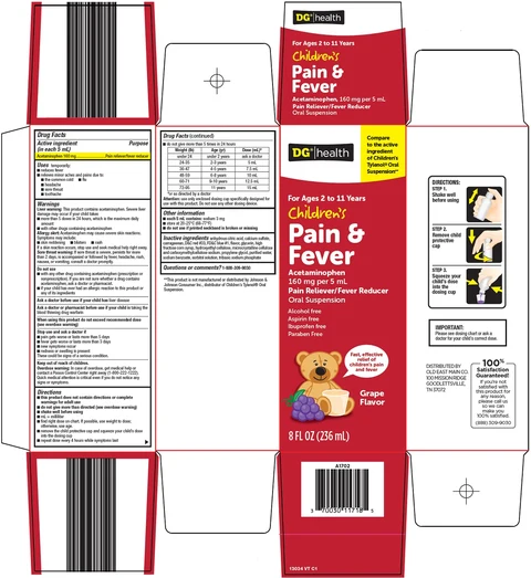 DG Health Childrens Pain and Fever 포장