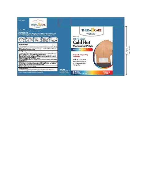 Thera Care Hot and Cold Medicated Patch packaging
