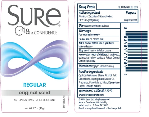 Sure Original Solid Regular 포장