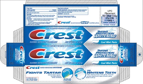 CrestTartar Protection Whitening 포장