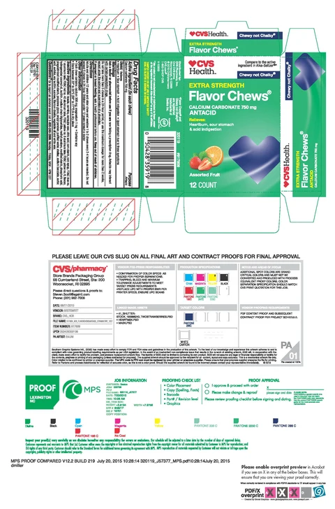 Assorted Fruit Antacid Flavor Chews 포장