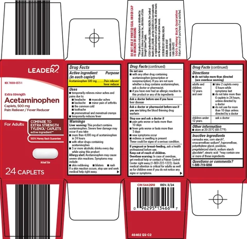 leader Acetaminophen 포장