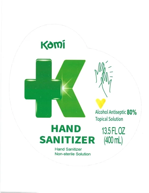 Hand Sanitizer packaging