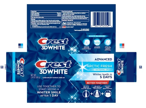 Crest 3D WhiteArctic Fresh 포장