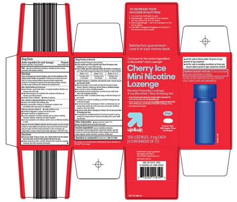 up and up cherry ice nicotine 포장