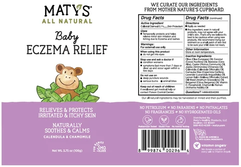 MATYS Baby ECZEMA RELIEF packaging