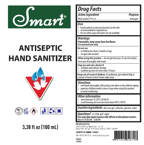 Smart ANTISEPTIC HAND SANITIZER 포장
