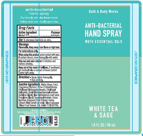 Anti-Bacterial HandWhite Tea Sage 포장