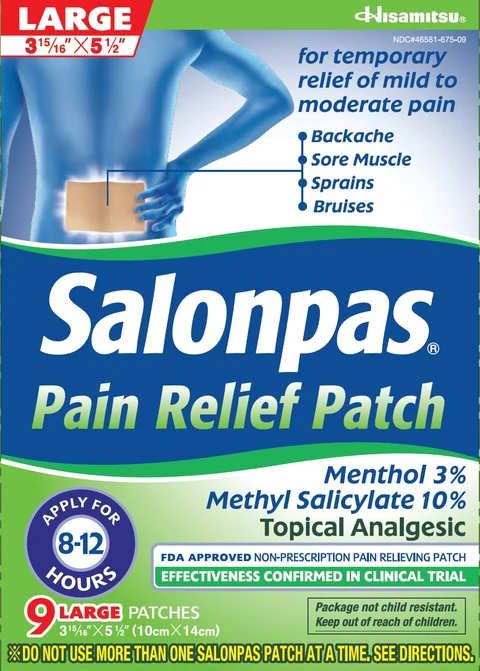 Salonpas Pain Relief 포장