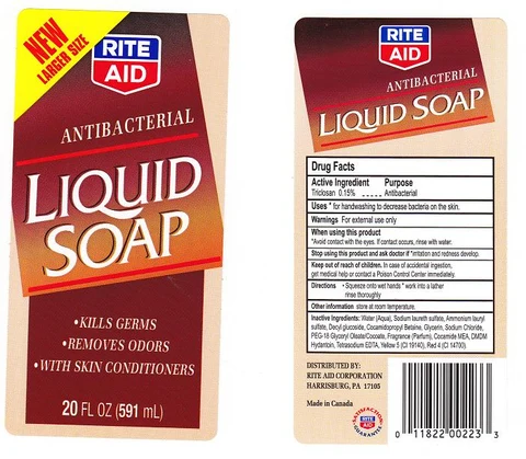 Rite AidAntibacterial packaging