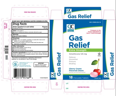 extra strength gas reliefcherry creme flavored packaging