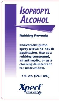 Xpect Isopropyl Alcohol packaging