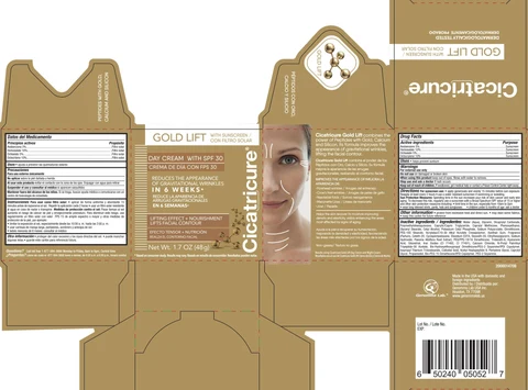 Cicatricure Gold Lift SPF 30 Sunscreen packaging
