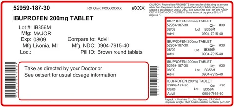Ibuprofen 포장