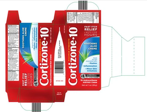 Cortizone-10 Soothing Aloe Creme 포장