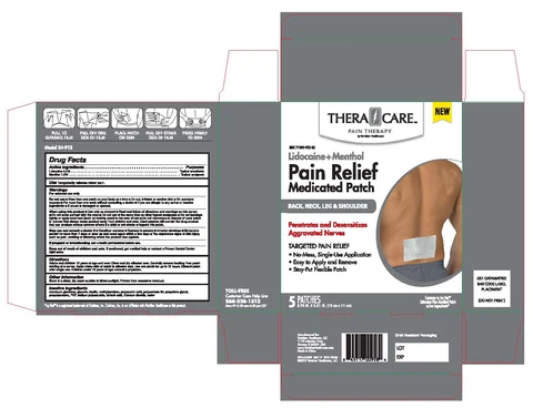 TheraCare Pain Relief Medicated packaging