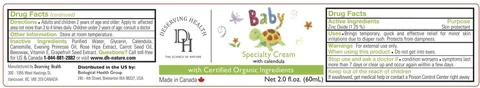Baby Specialty Cream 포장