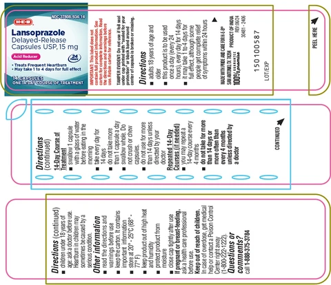 Lansoprazole packaging