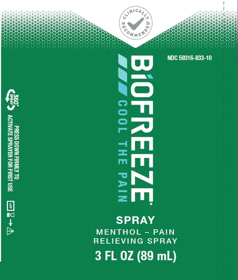 Biofreeze 포장