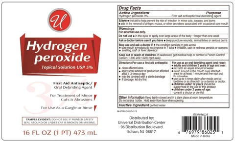 Hydrogen Peroxide 포장