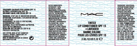 TINTED LIP CONDITIONERSPF 15 PLUS LAVENDER 포장