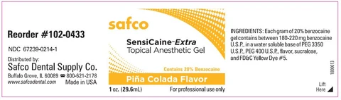 Sensicaine TM ExtraTopical Anesthetic 포장