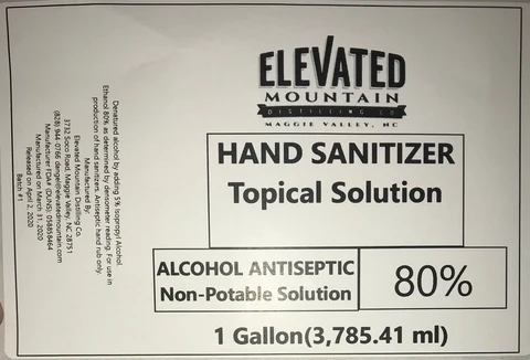 Hand Sanitizer packaging