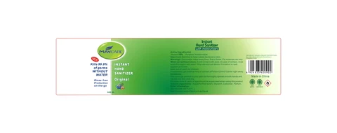 Instand Hand Sanitizer packaging