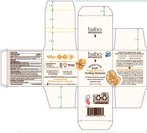 Babo Botanicals Sensitive Baby Healing 포장