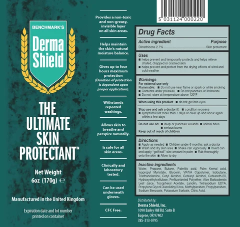 Benchmarks Derma Shield 포장