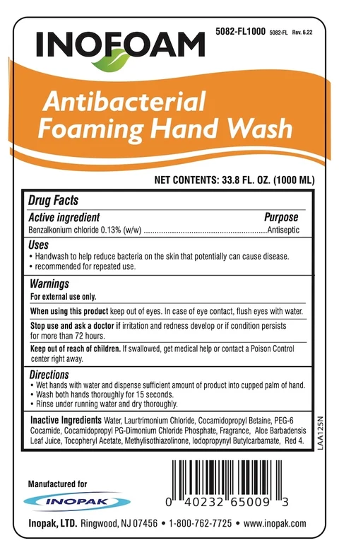 INOFOAM AntibacterialFoaming Hand Wash 포장