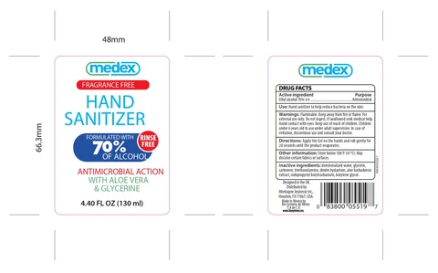 Hand Sanitizer packaging