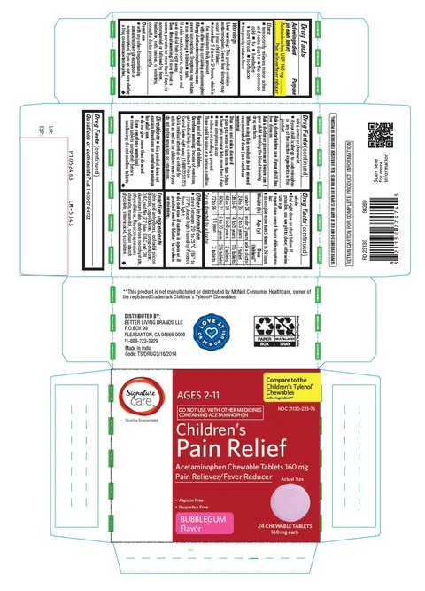 CHILDRENS PAIN RELIEF 포장