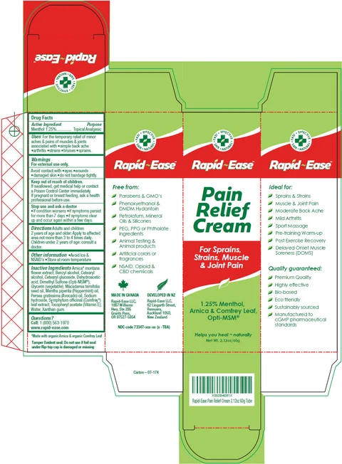 Rapid-Ease Pain Relief Topical Analgesic 포장
