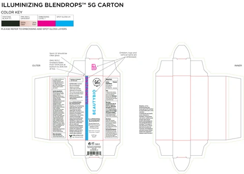 Illuminizing Blendrops Broad Spectrum SPF 46 packaging