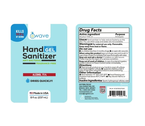 Wave Hand Sanitizer packaging