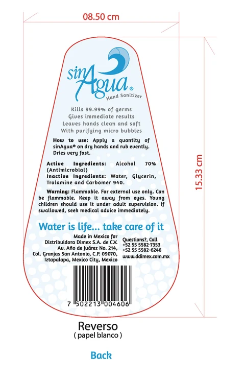 Hand Sanitizer packaging