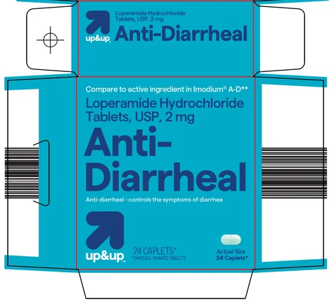 Up and Up anti diarrheal 포장