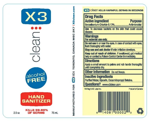 X3 Clean packaging