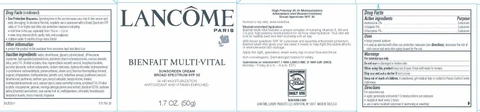Lancome Paris Bienfait MultiVital Broad Spectrum SPF 30 Sunscreen packaging