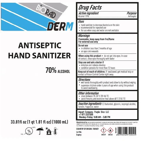 ANTISEPTIC HAND SANITIZER 포장