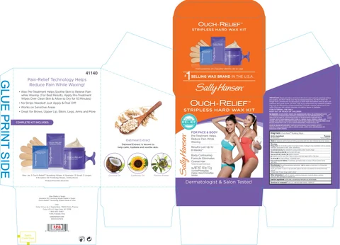 Sally Hansen Ouch-Relief Stripless Hard Wax Kit 포장