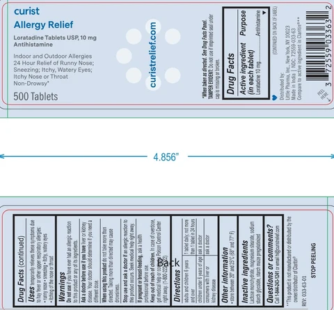 Curist Allergy Relief 포장