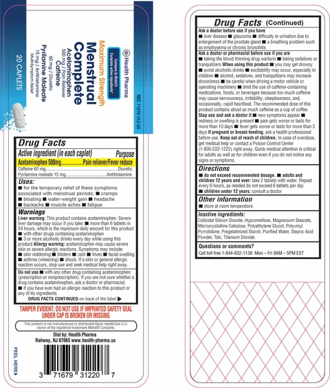 71679-312-20-Midol Complete-20s- Peel off Label-100cc