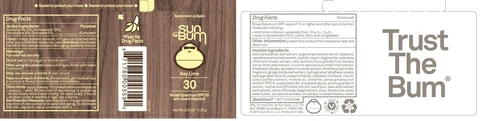 Sun Bum Sunscreen Lip Balm Broad Spectrum SPF 30 Keylime 포장
