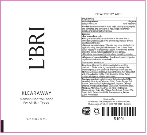 L BRI Klearaway packaging